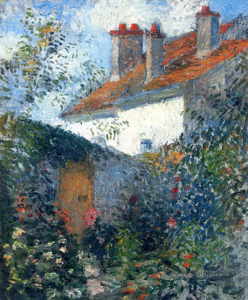 étude à pontoise Camille Pissarro paysage Peintures à l'huile